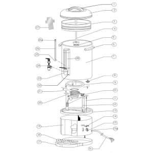 Anneau en Silicone - Percolateur Pro 100 T Bartscher - 1